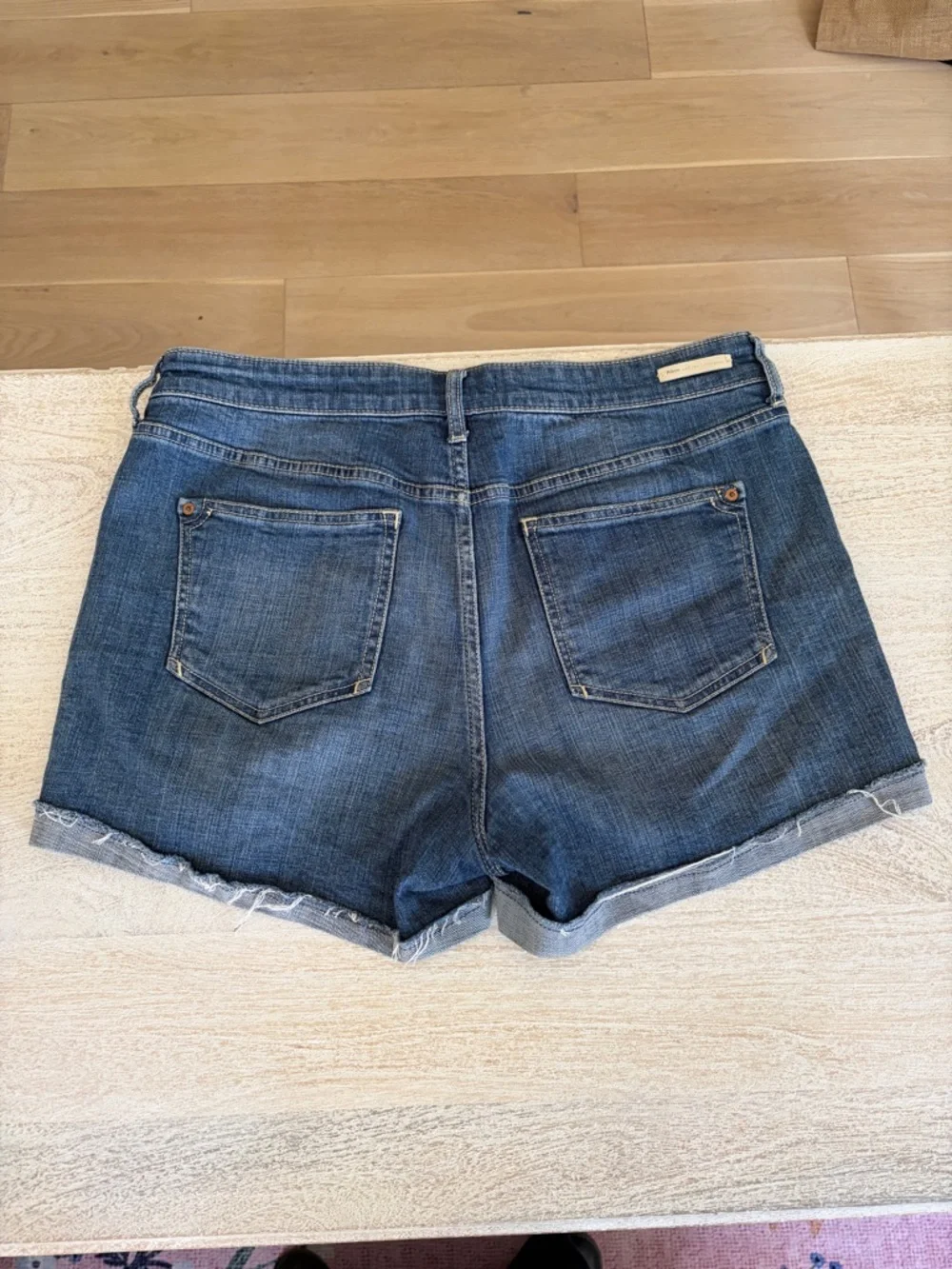 Anthropologie Pilcro Slim Boyfriend Denim Jean Shorts Size 31 Lightweight - Picture 4 of 5